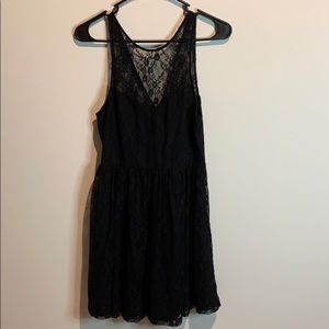 Lacey black dress